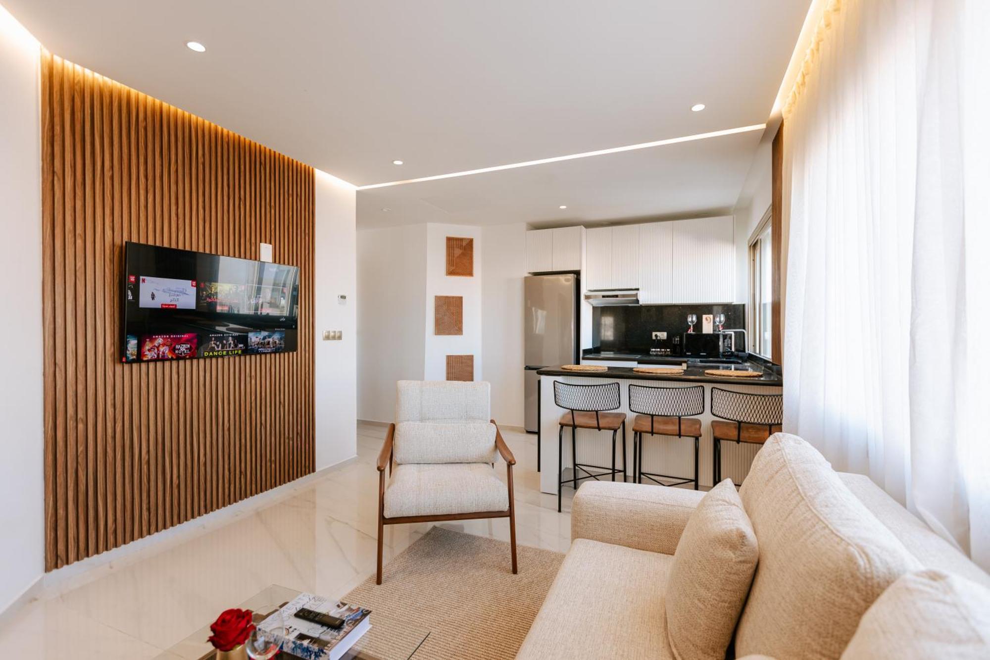 Marina View Residence Luxurious Studio Retreat With Stunning Ocean Views 1 Double Bedroom, 1 Convertible Couch Tanger Zewnętrze zdjęcie