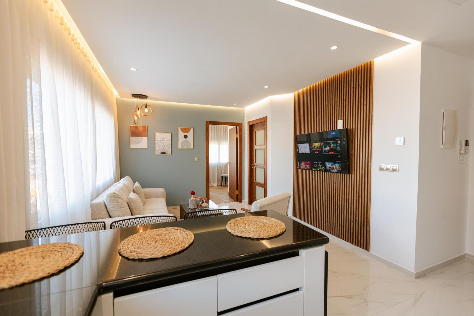 Marina View Residence Luxurious Studio Retreat With Stunning Ocean Views 1 Double Bedroom, 1 Convertible Couch Tanger Zewnętrze zdjęcie